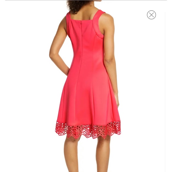 Donna RICCO Lace Trim Sweetheart Fit & Flare Dress - Picture 2 of 6